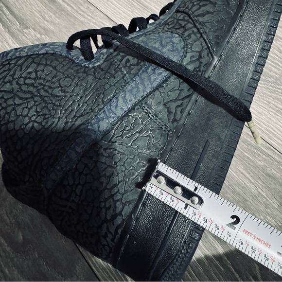 Size 13 - Nike Air Force 1 Black & Blue High Top Elephant Print 2012 Preowned main image 14